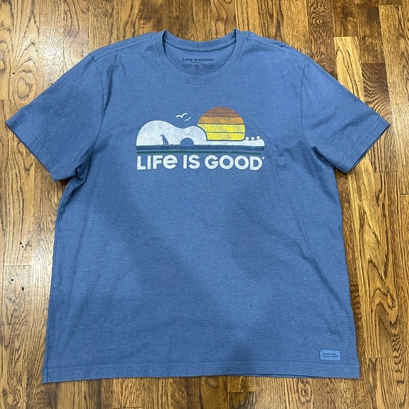 Life Is Good Other - Life is Good Guitar T-Shirt, XL, GUC